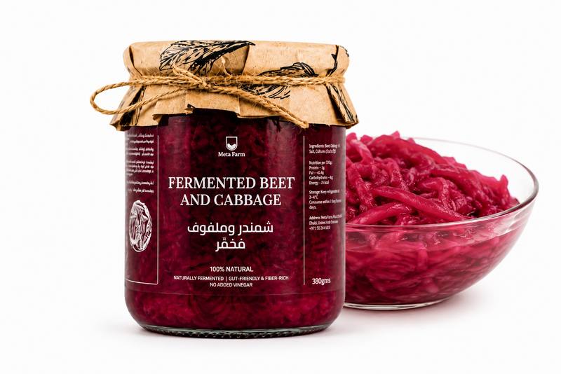 Fermented Cabbage with Beetroot