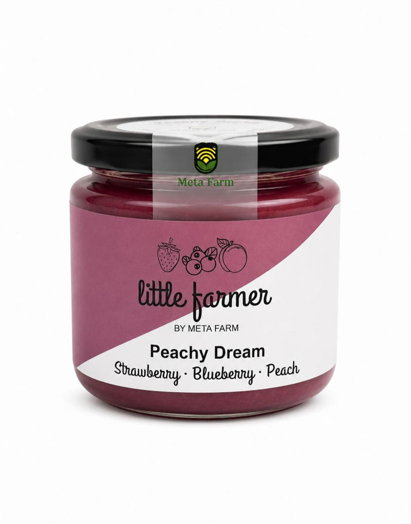 Strawberry-Blueberry-Peach puree 150 g