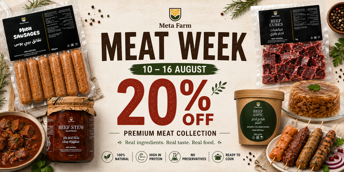 20% OFF Premium Meat Collection – High-Protein Ready Meals by Meta Farm