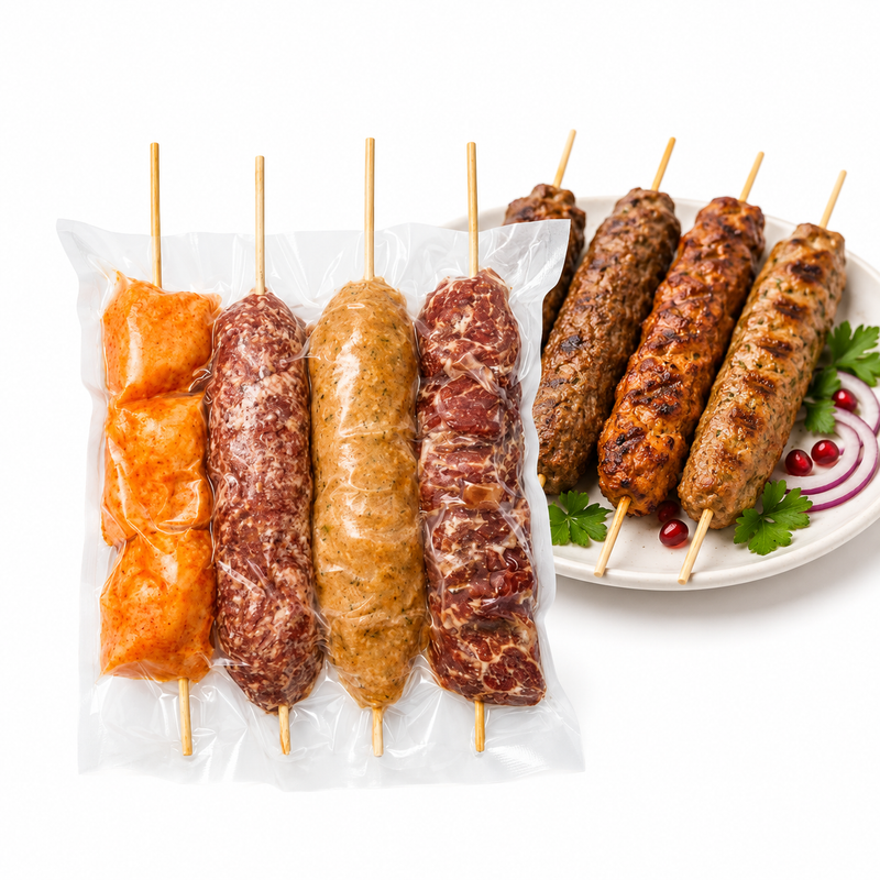 Beef & Turkey Kebabs