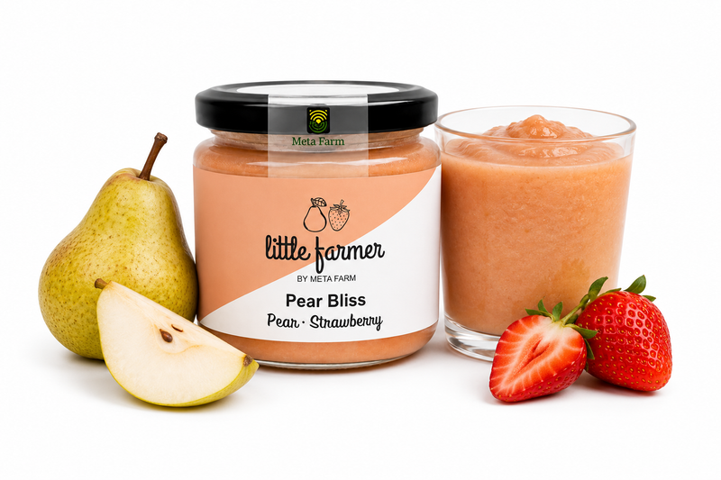 Strawberry-Pear puree 150 g