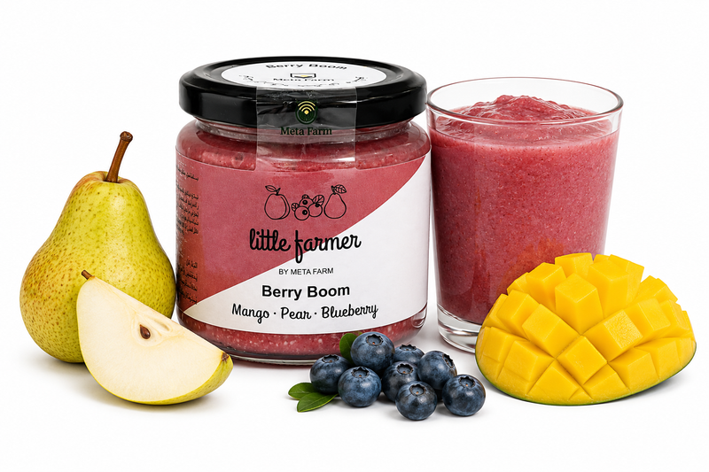 Mango-Pear-Blueberry puree 150 g
